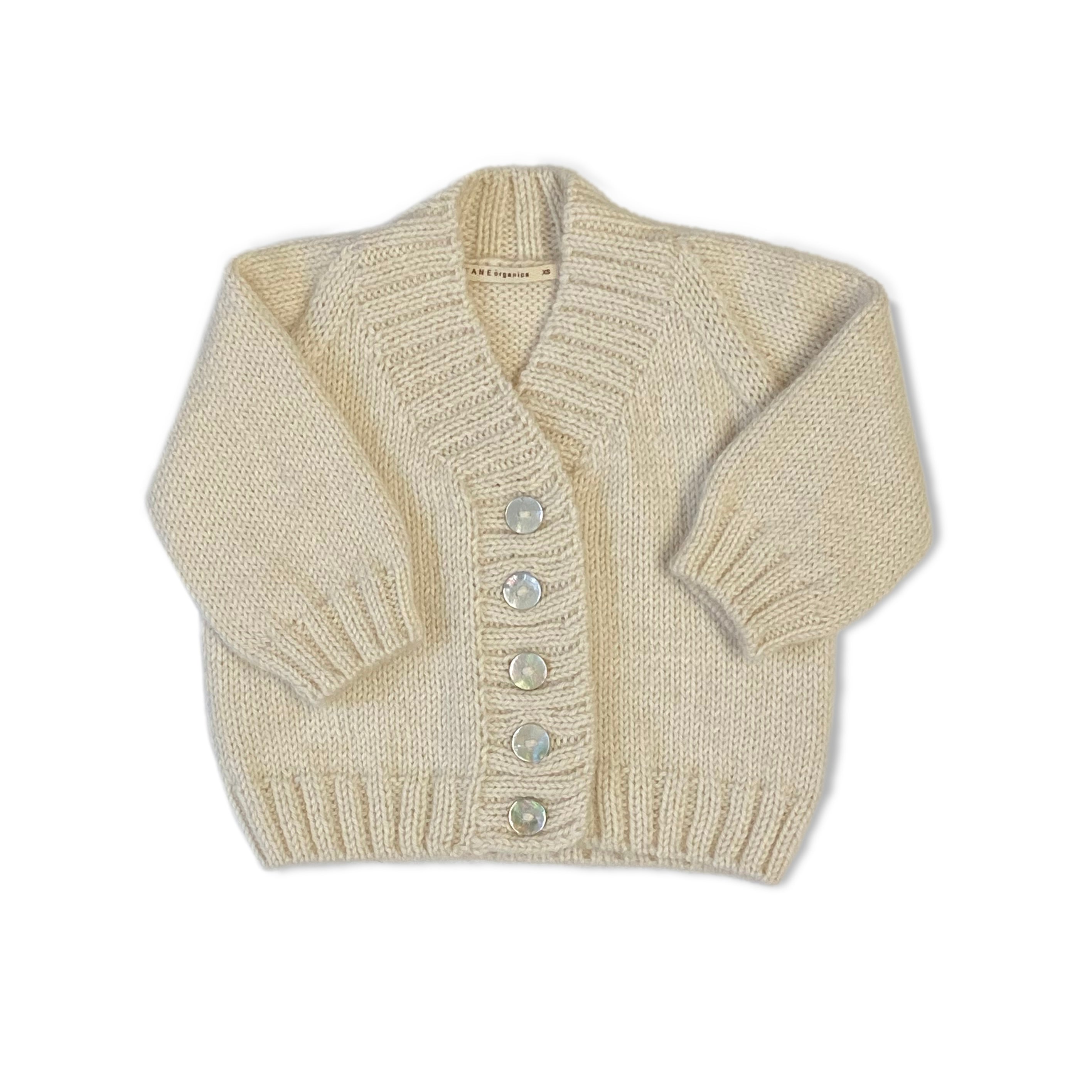 High V-Neck Cardigan in Baby Alpaca