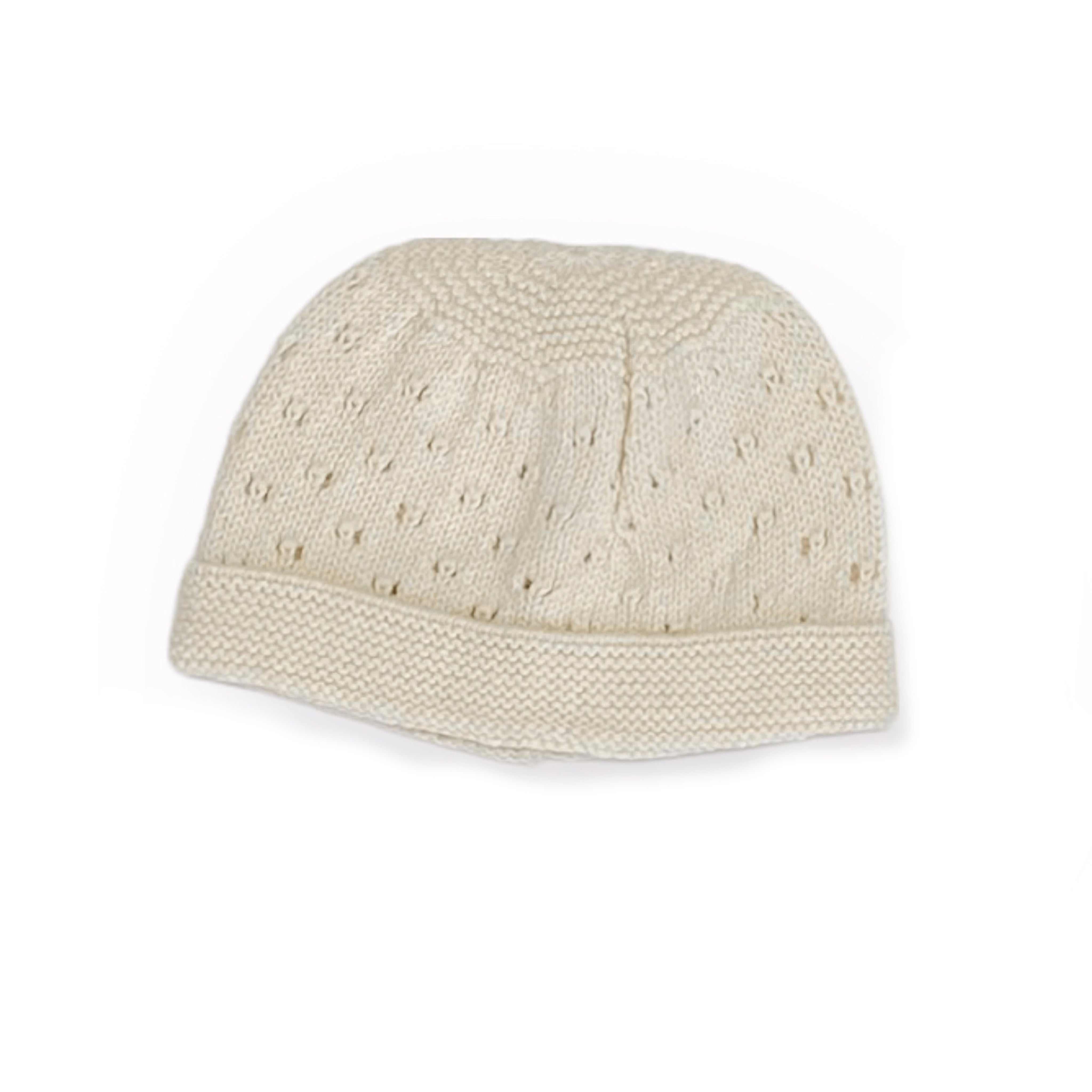 Pointelle Sweater Hat