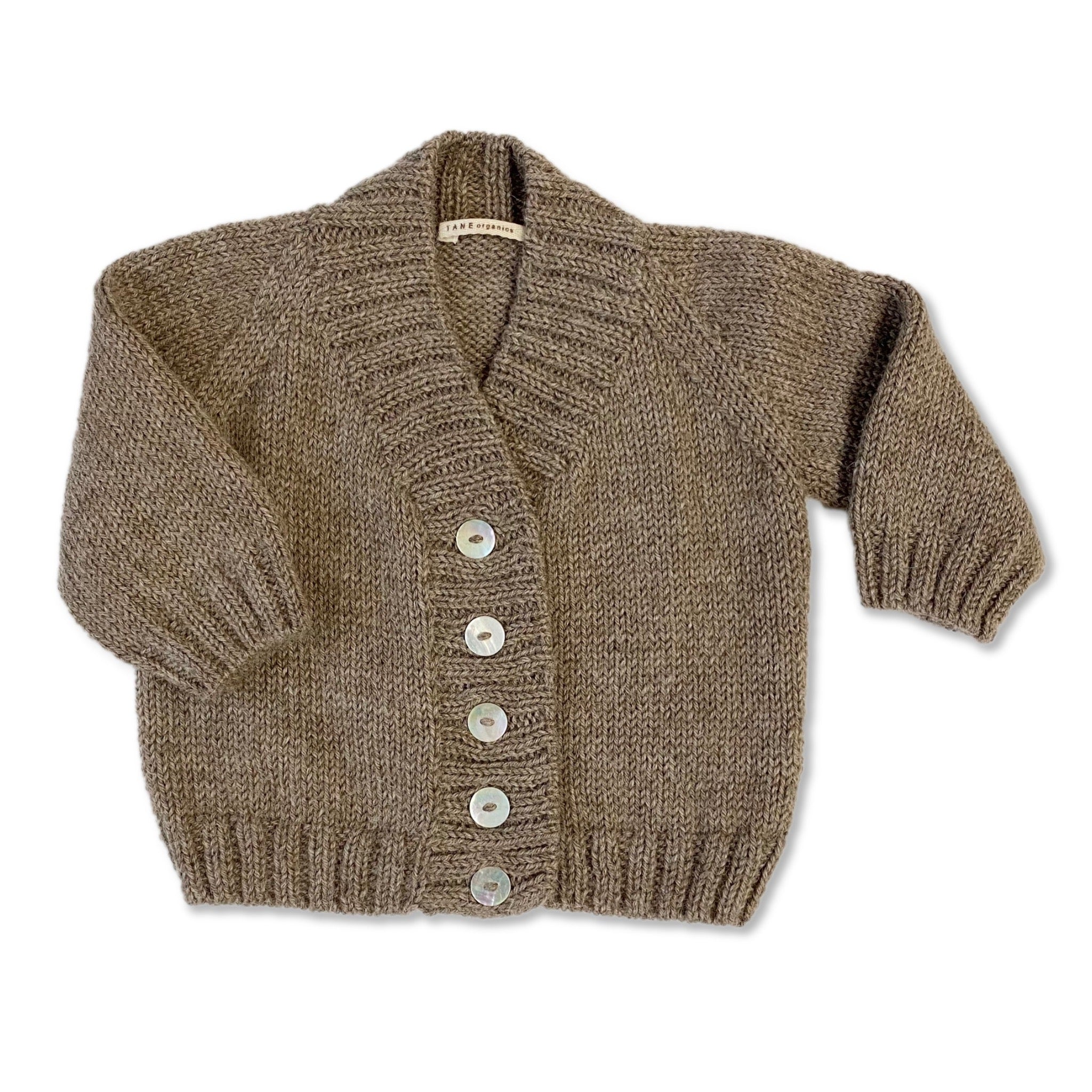 High V-Neck Cardigan in Baby Alpaca