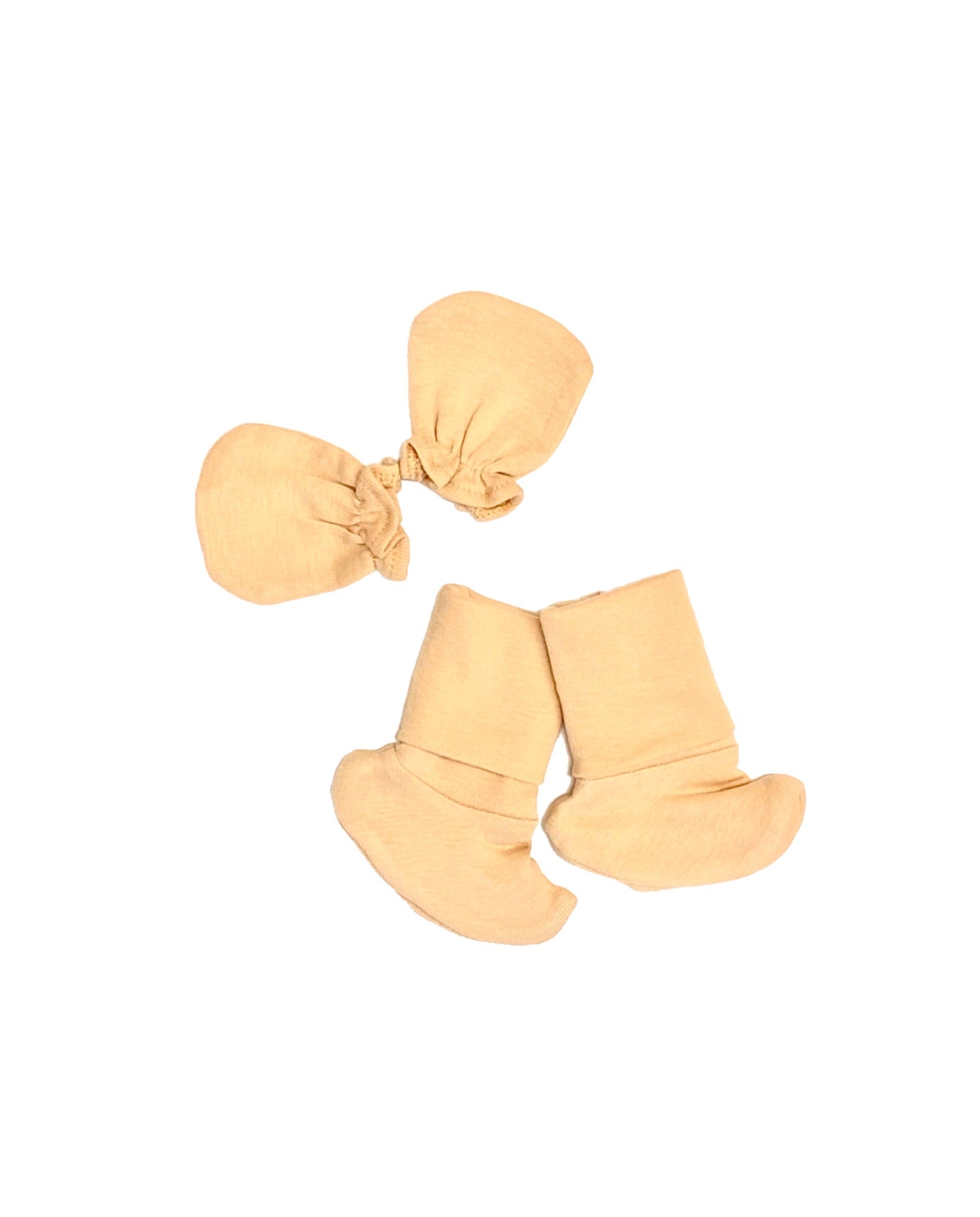 Ribbed Mitts + Booties Set