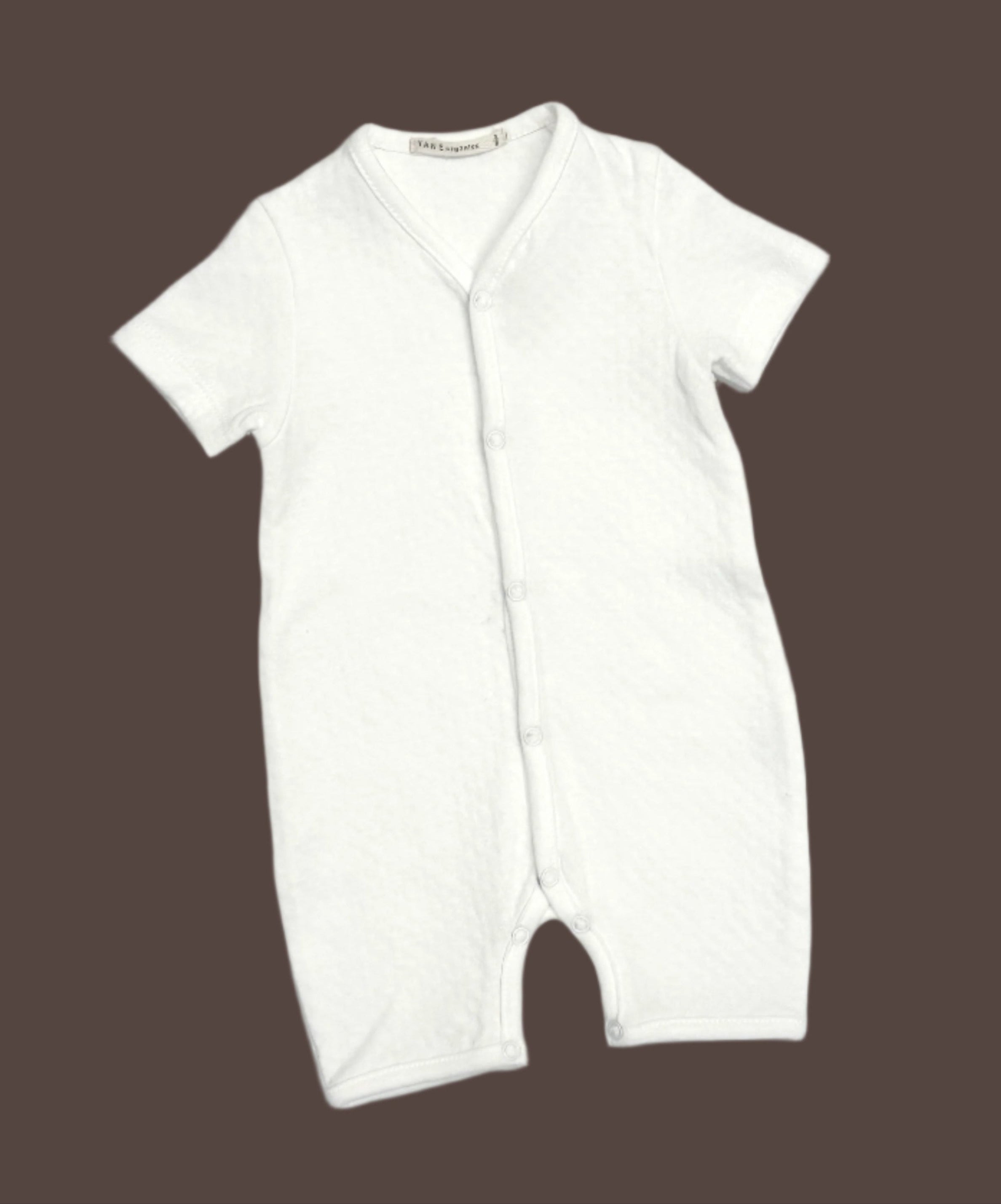 Pointelle Short Sleeved Playsuit