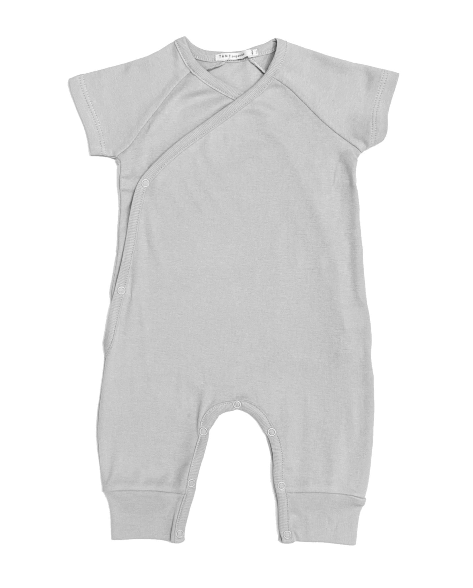Ribbed Cap Sleeved Kimono Playsuit