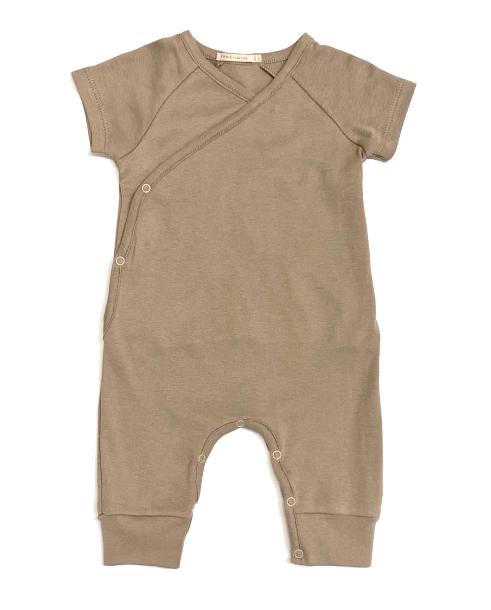 Ribbed Cap Sleeved Kimono Playsuit