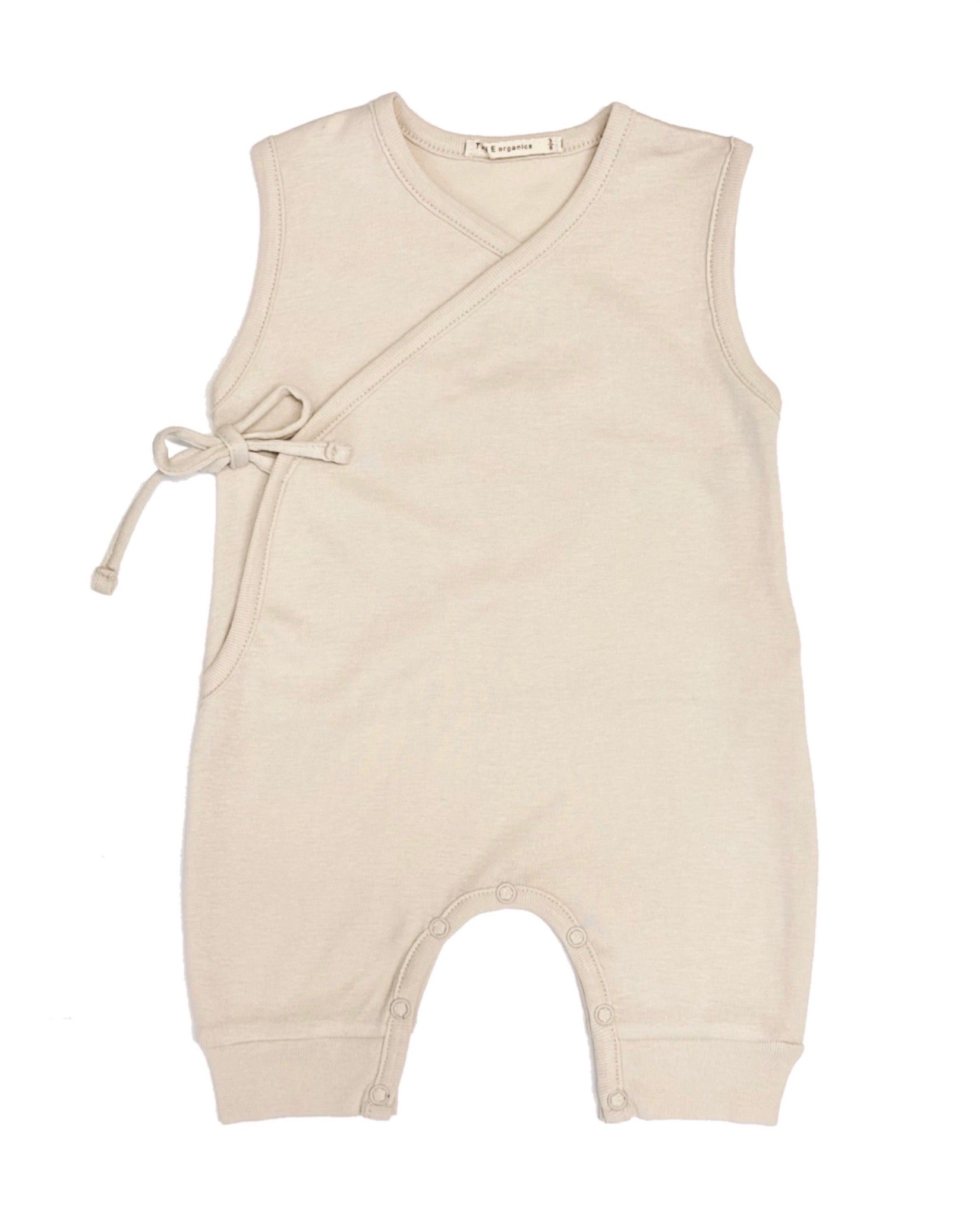 Ribbed Sleeveless Kimono Playsuit