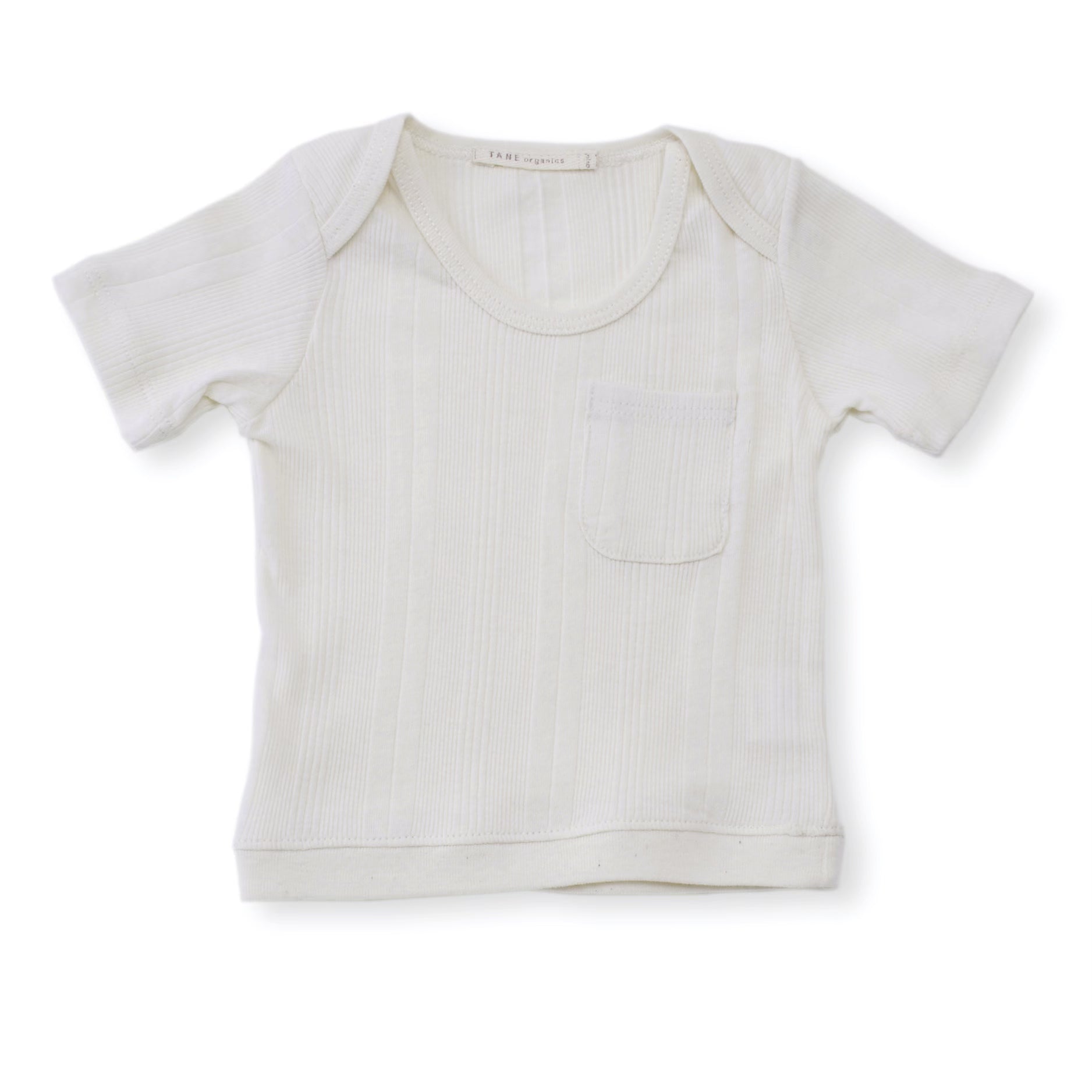 Variegated Ribbed One Pocket Ribbed T-shirt